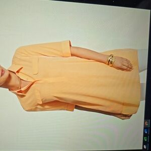 Chico's Citrus Pop Orianna Tunic NWOT Size M/8 (Chico's 1)